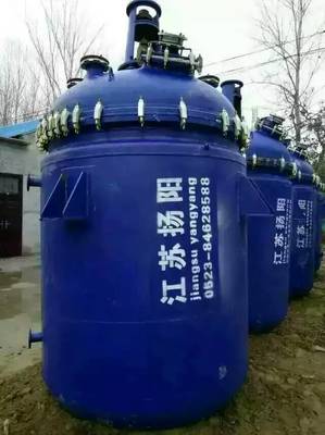 二手搪瓷反应釜与不锈钢反应釜转让 规格1-8立方及多种容量选择